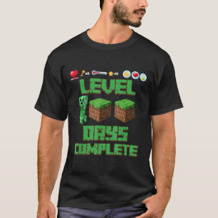 100 dagar olåst spelpixel 100 i skolan t shirt