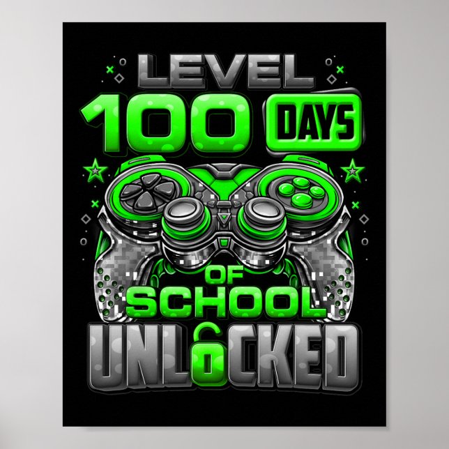 100 dagar olåsta skoldagar 100 dagar O Poster (Framsidan)