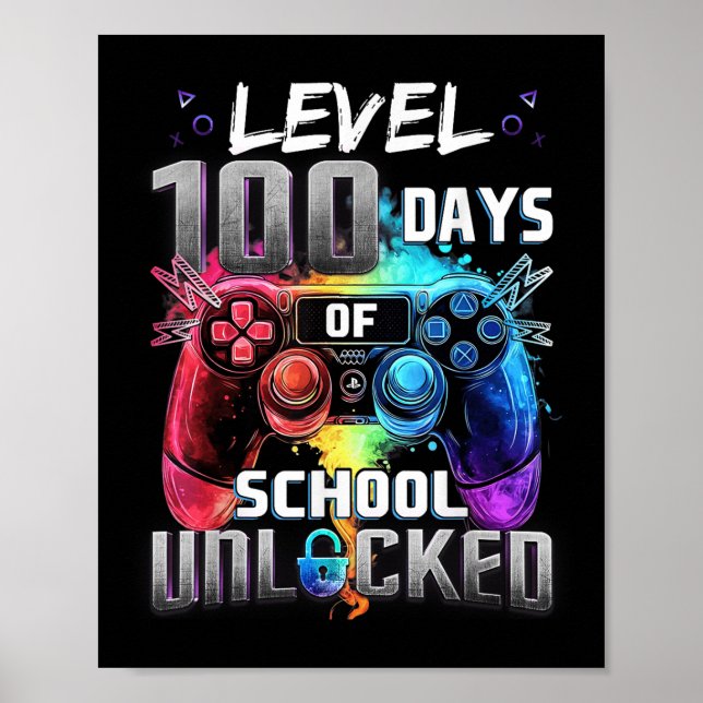 100 dagar olåsta skoldagar 100 dagar O Poster (Framsidan)