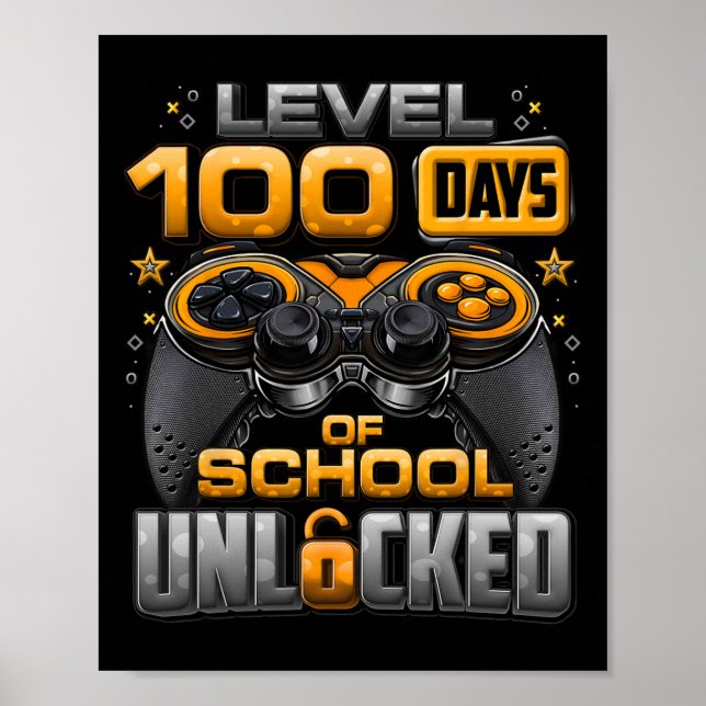 100 dagar olåsta skoldagar 100 Scho-dagen Poster (Framsidan)