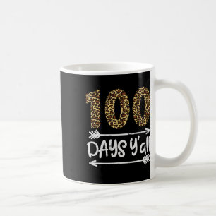 100 dagar på skolan allesammans Leopardskrivning 1 Kaffemugg