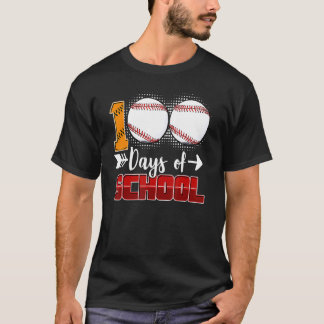 100 dagar på skolan Baseboll 100 dagar smartare 1 T Shirt