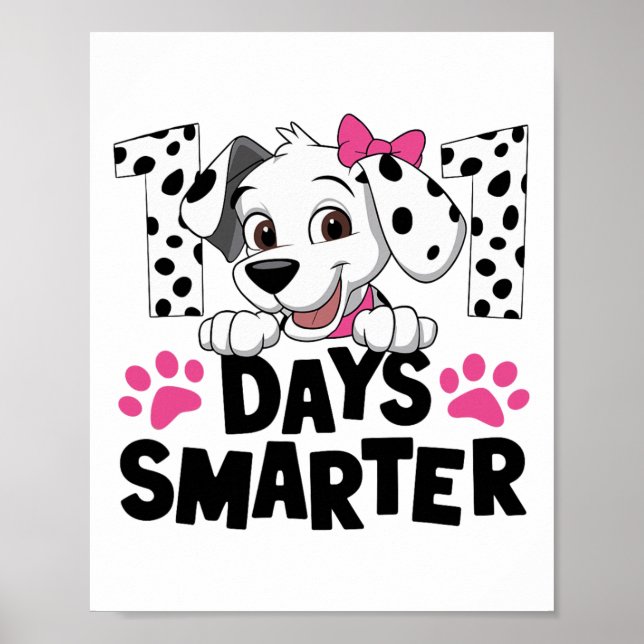 100 dagar på skolan Dalmatiner Hund Pojkar Barn 10 Poster (Framsidan)