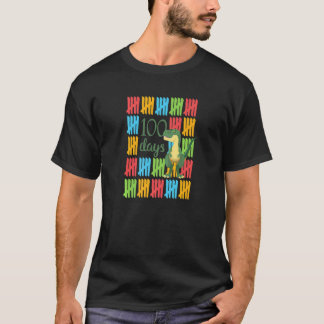 100 Dagar På Skolan Dinosaurie 100:e Dagen Lärare T Shirt
