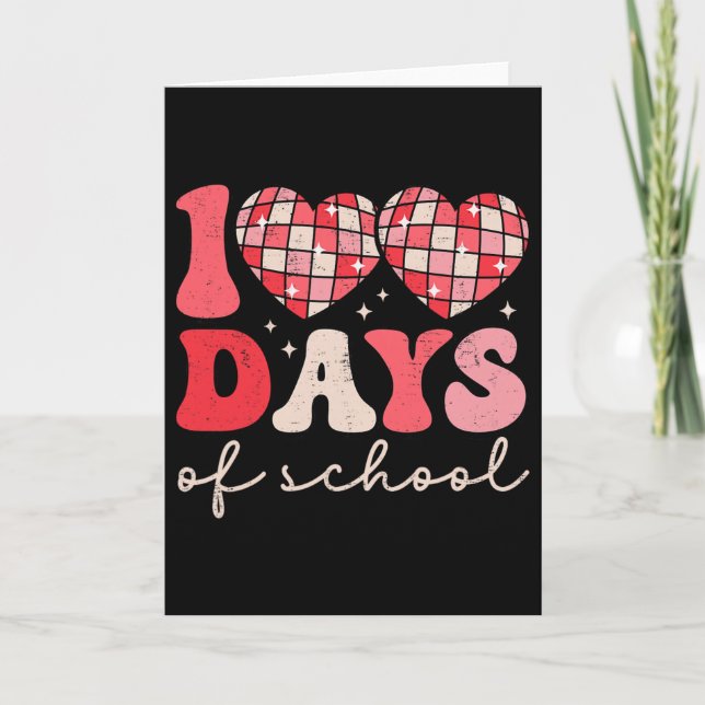 100 dagar på skolan Disco Ll Lärare Elever Valborg Kort (Framsida)