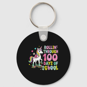 100 Dagar På Skolan Enhörning 100:e Dagen Smartare Nyckelring