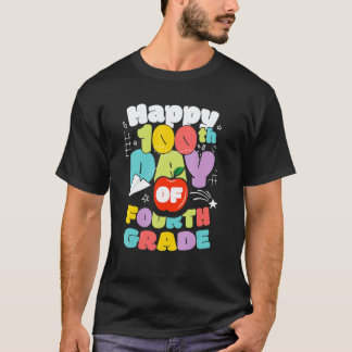 100 dagar på skolan Fjärde klass ljusare lärare A T Shirt