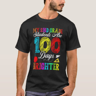 100 dagar på skolan för barn och förskolelärare t shirt