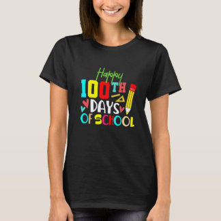100 dagar på skolan för barn och förskolelärare t shirt