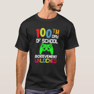 100 dagar på skolan för barn och förskolelärare t shirt