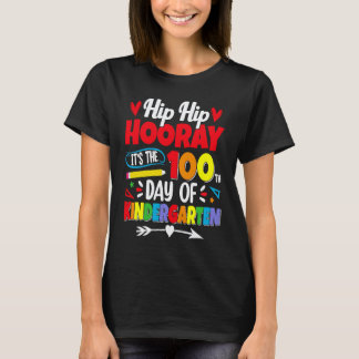 100 dagar på skolan för barn pojkar förskollärare t shirt