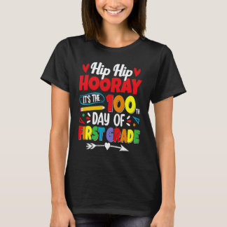 100 dagar på skolan för barn pojkar första klass u t shirt
