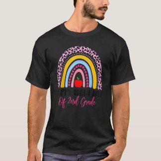 100 dagar på skolan för lärare i 2:a klass regnbåg t shirt