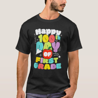 100 dagar på skolan första klass ljusare lärare en t shirt
