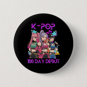 100 dagar på skolan K Pop 100 dagar starkare barn Knapp