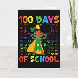100 dagar på skolan och svarta historiemånaden afr kort