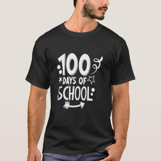 100 Dagar På Skolan Rolig Dalmatiner Barn Lärare S T Shirt