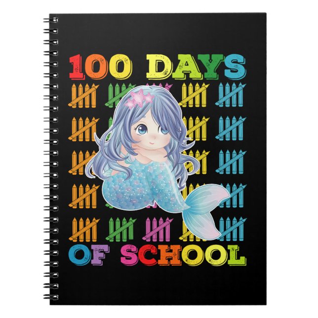 100 Dagar På Skolan Siren Lärare Elev Anteckningsbok (Framsidan)