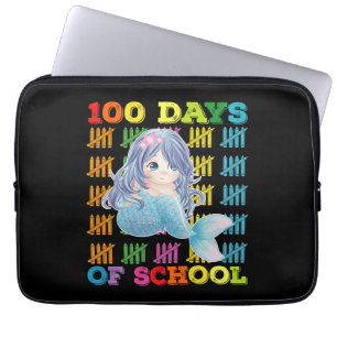 100 Dagar På Skolan Siren Lärare Elev Laptop Fodral