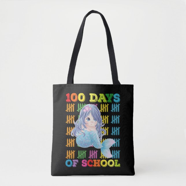 100 Dagar På Skolan Siren Lärare Student Tygkasse (Framsida)