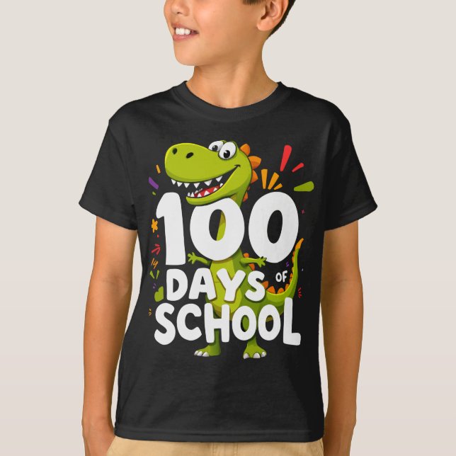100 dagar på skolan  t shirt (Framsida)