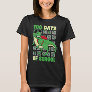 100 dagar på skolan Trex 100 dagar smartare 100:e T Shirt