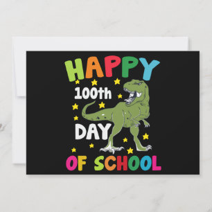 100 dagar på skolan Trex 100:e dagen i skolan Inbjudningar