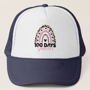 100 dagar Samrter Lycklig 100 dagar av skolregnbå Keps