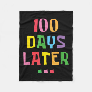 100 dagar senare 100 dagar för skollärarbarn fleecefilt