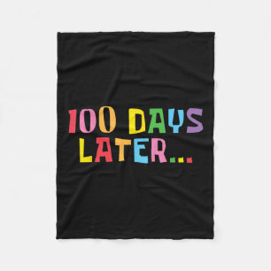 100 dagar senare 100 dagar för skollärarbarn fleecefilt