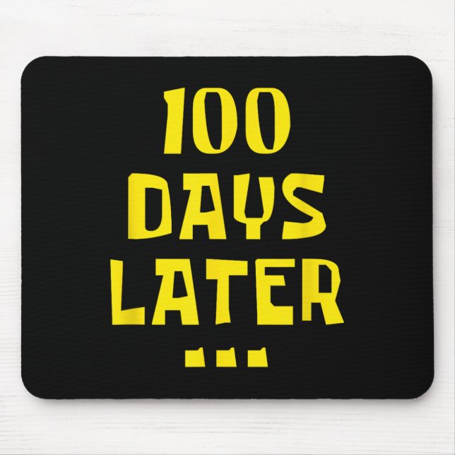 100 dagar senare 100 dagar för skollärarbarn musmatta (Framsidan)