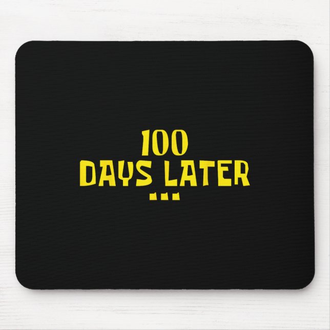 100 dagar senare 100 dagar för skollärarbarn musmatta (Framsidan)