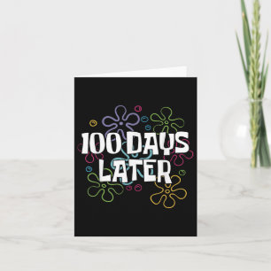 100 dagar senare 100 dagar för skollärare kort