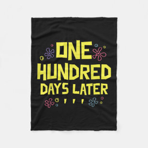 100 dagar senare 100 dagar i skolan en hundra fleecefilt
