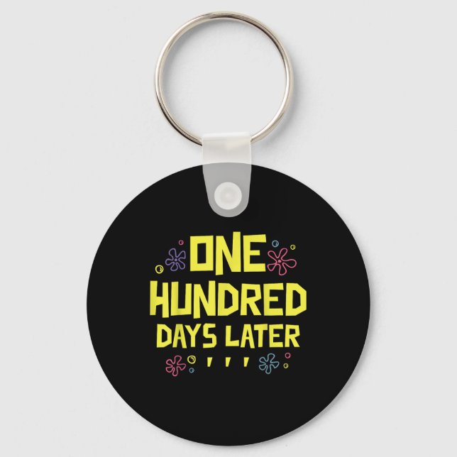 100 dagar senare 100 dagar i skolan en hundra nyckelring (Framsida)