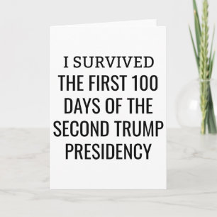 100 dagar senare Survivors Club andra Trump mandat Kort