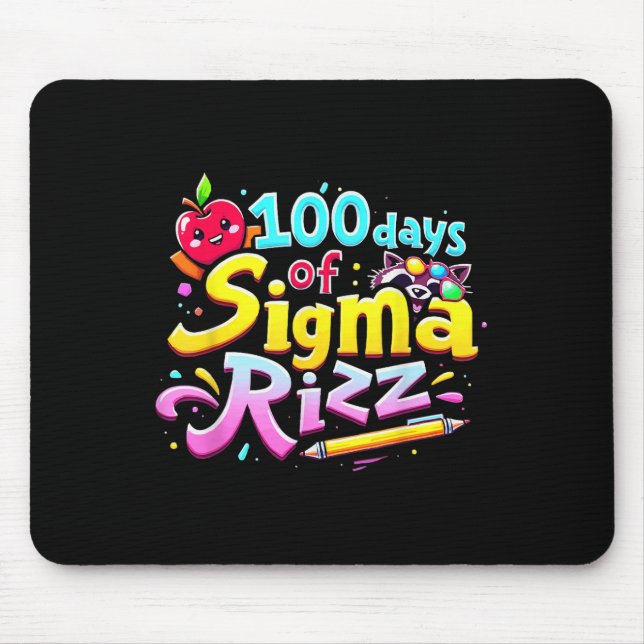 100 dagar Sigma Rizz 100 dagar för skolbarn Musmatta (Framsidan)