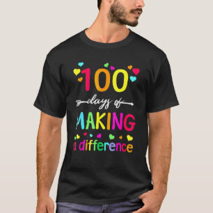 100 dagar Skapar avvikande lärare 100 dagar T Shirt