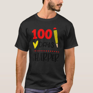 100 dagar skarpare 100:e skoldagen lärare studerar t shirt