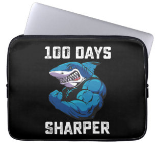 100 dagar skarpare haj 100-årsjubileum för skolan laptop fodral