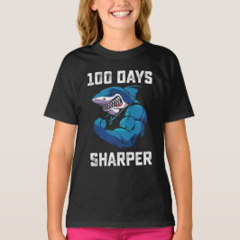100 dagar skarpare haj 100-årsjubileum för skolan  t shirt