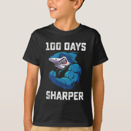 100 dagar skarpare haj 100-årsjubileum för skolan  t shirt