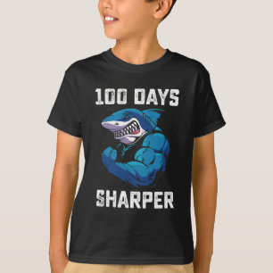 100 dagar skarpare haj 100-årsjubileum för skolan  t shirt