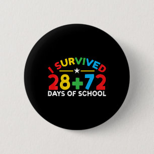 100 dagar skola I Överlevt 28 + 72 dagar Scho Knapp