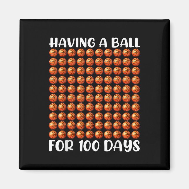 100 dagar skolbasket 100 dagar 100 dagar magnet (Framsidan)