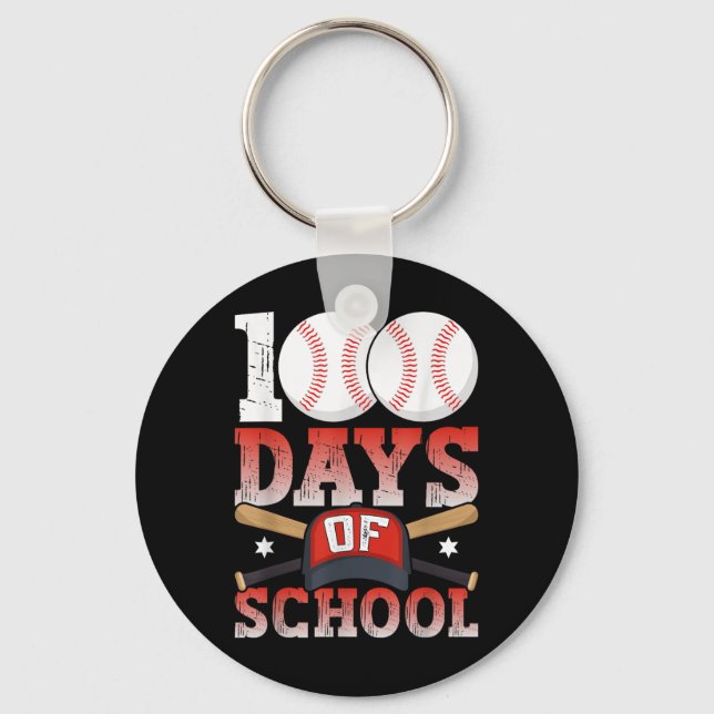 100 dagar skolbasket 100 dagar för Student Nyckelring (Framsida)