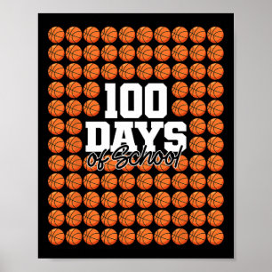 100 dagar skolbasket 100 dagar skoltea poster