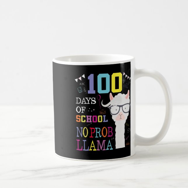 100 dagar skoldag utan problem Llama 100 dagar Ach Kaffemugg (Höger)