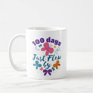 100 dagar skolfjäril 100 dagar färdigt kaffemugg