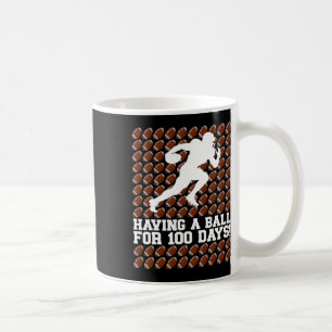 100 dagar skolfotboll med 100 Boll Kaffemugg